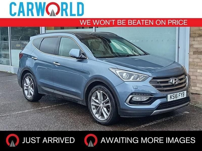 Blue Used 2016 Hyundai Santa Fe Premium SE SUV | £11,990 (Fair price) - Image 1/4