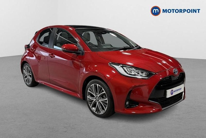 Used Toyota Yaris Hybrid 2022 Red Hatchback
