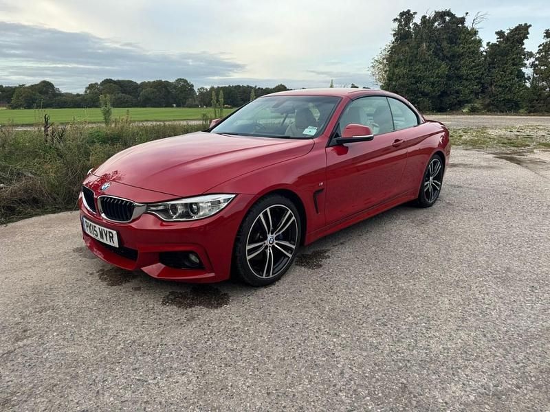 Red Used 2015 BMW 420 M Sport Cabriolet | £14,990 (Fair price) - Image 1/4
