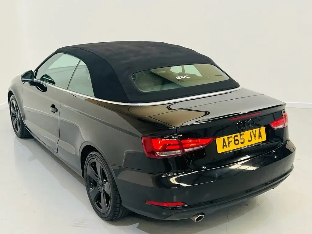 Used Audi A3 Cabriolet Sport 110 HP (80 kW) 2015 Black Cabriolet