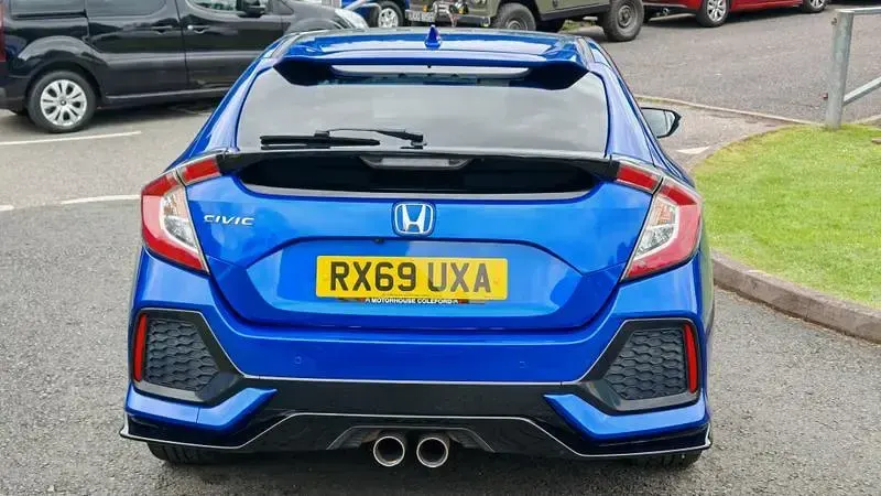 Used Honda Civic Sport Plus 182 HP (133 kW) 2019 Blue Hatchback