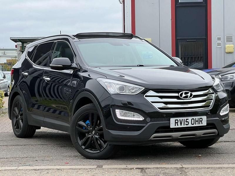 Black Used 2015 Hyundai Santa Fe Premium SE SUV | £14,990 (A bit pricey) - Image 1/3