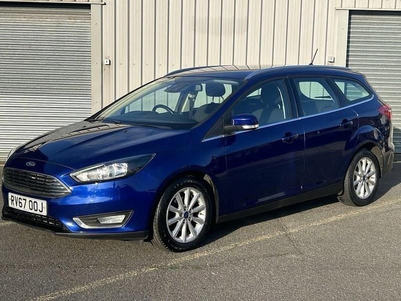 Blue Used 2017 Ford Focus Titanium Estate | £6,900 (Good price) - Image 1/4