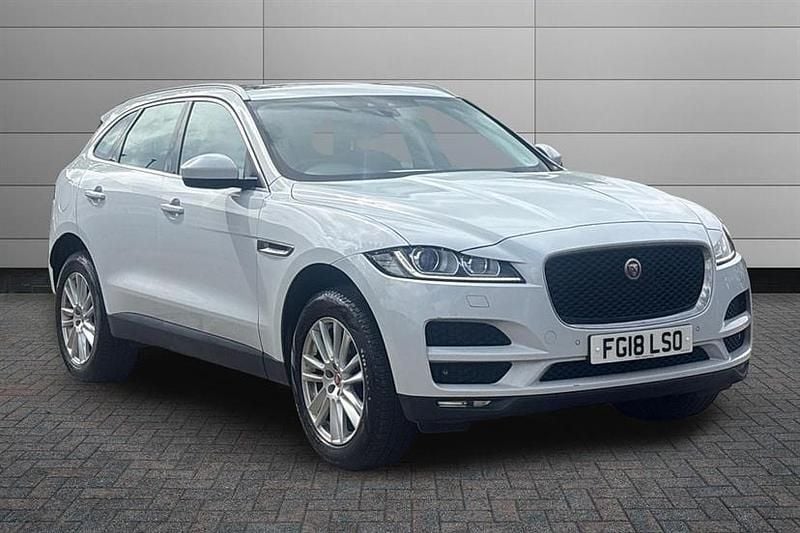 Second-hand Jaguar F-Pace Portfolio 240 CP (176 kW) 2018 Alb SUV