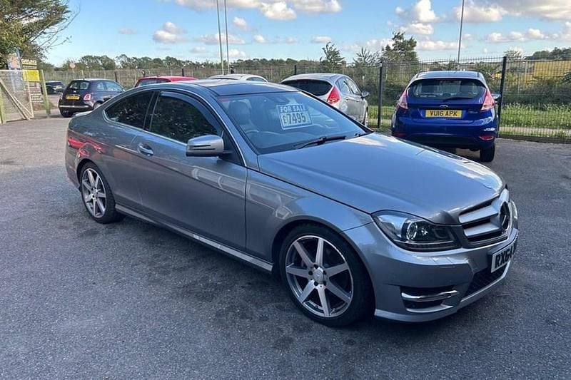 Silver Used 2014 Mercedes C220 Sport Edition Coupe | £7,495 (Super price) - Image 1/1