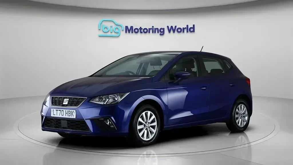 Begagnad Seat Ibiza SE 80 HK (58 kW) 2020 Blå Halvkombi