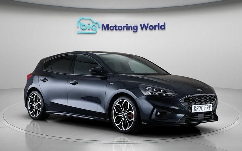 Used Ford Focus ST-Line X 125 HP (91 kW) 2021 Blue Hatchback