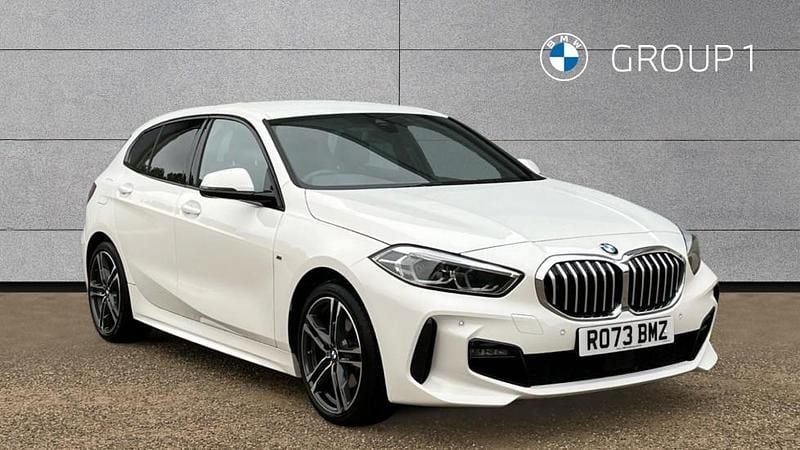 White Used 2023 BMW 118 M Sport Hatchback | £21,595 (Good price) - Image 1/4