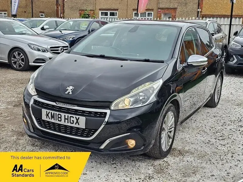 Used Peugeot 208 Allure 2018 Black Hatchback
