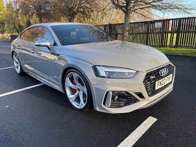 Grey Used 2022 Audi RS5 Sportback Advanced Hatchback | £35,995 (Fair price) - Image 1/4