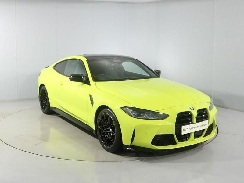 Yellow Used 2022 BMW M4 Competition Edition Coupe | £51,950 (Good price) - Image 1/4