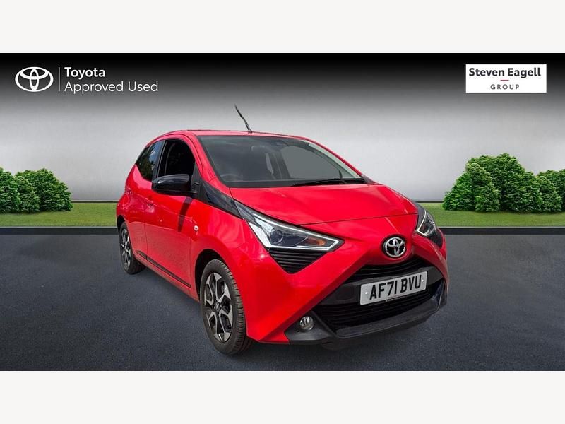 Red Used 2021 Toyota Aygo Trend Hatchback | £9,991 (Fair price) - Image 1/3