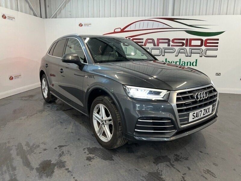 Grey Used 2017 Audi Q5 S-Line SUV | £16,299 (Fair price) - Image 1/4