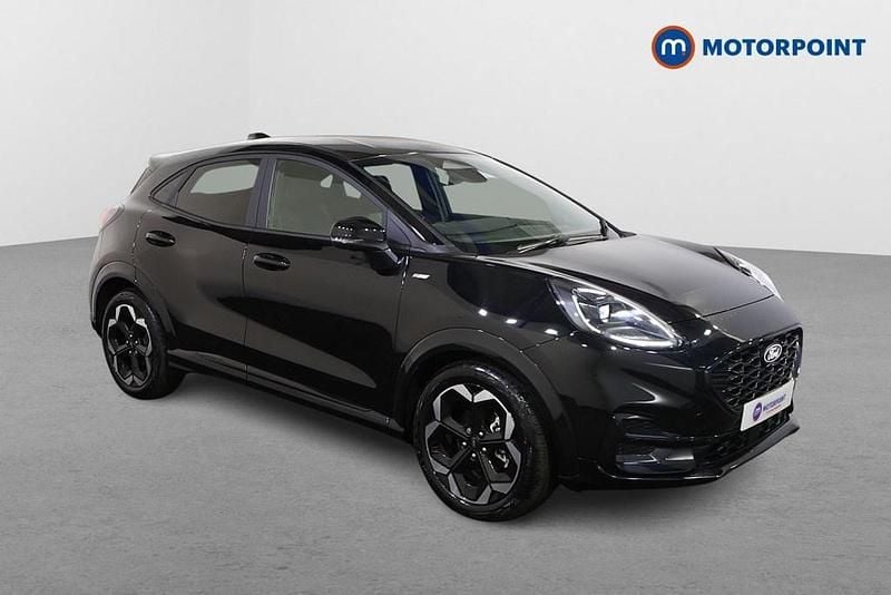 Black Used 2025 Ford Puma Gen-E ST-Line X SUV | £21,999 (Fair price) - Image 1/4