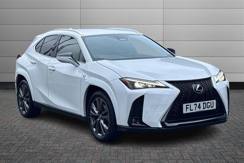 F sport white Used 2024 Lexus UX 300h Sport Line SUV | £33,250 (Super price) - Image 1/4