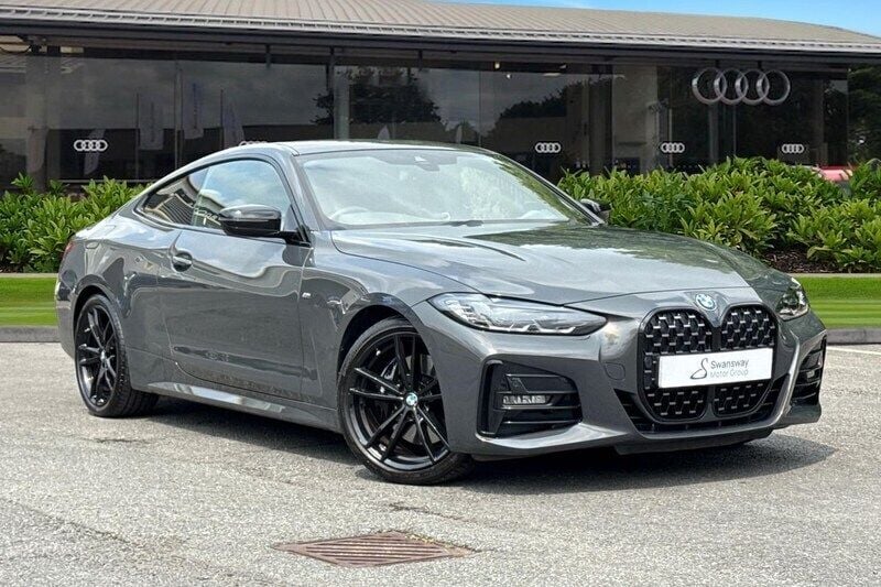 Grey Used 2023 BMW 420 M Sport Coupe | £33,495 (Good price) - Image 1/4