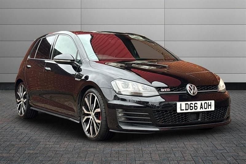 Black Used 2016 VW Golf VII GTD Hatchback | £12,995 (Fair price) - Image 1/2