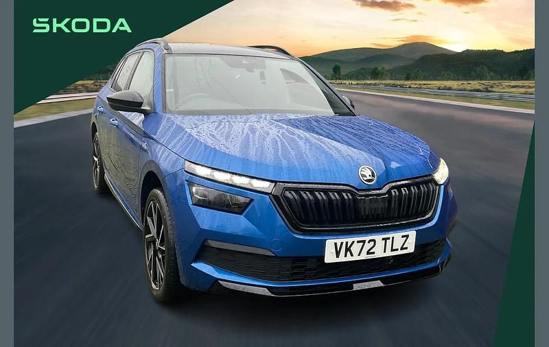 Blue Used 2022 Skoda Kamiq Monte Carlo SUV | £17,895 (Fair price) - Image 1/4