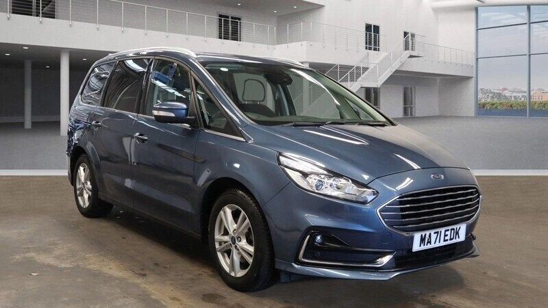 Blue Used 2021 Ford Galaxy Titanium MPV | £19,399 (Fair price) - Image 1/4