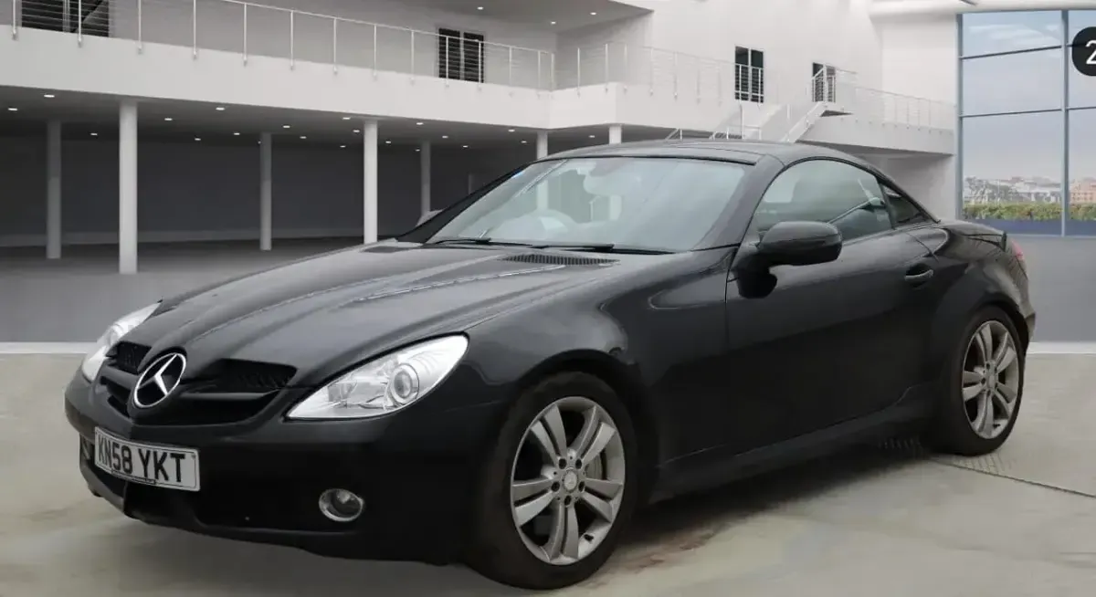 Used Mercedes SLK350 2008 Black Cabriolet