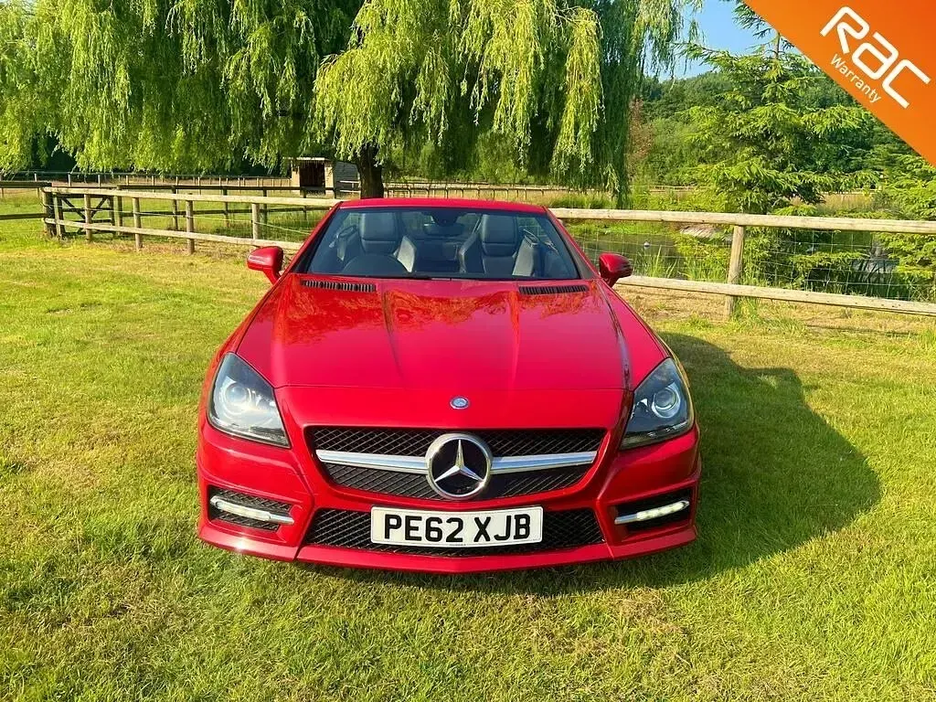 Used Mercedes SLK250 AMG 204 HP (150 kW) 2012 Red Cabriolet