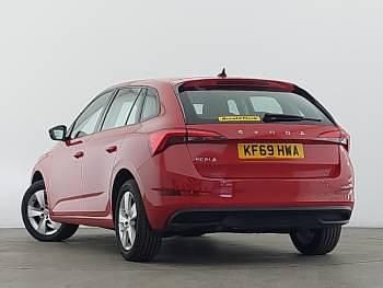 Used Skoda Scala SE 95 HP (69 kW) 2020 Red Hatchback