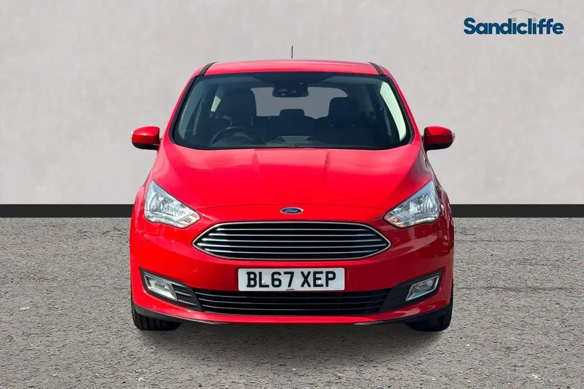 Used Ford C-MAX Titanium 125 HP (91 kW) 2018 Red MPV