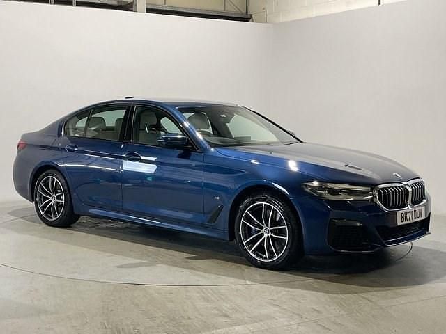 Used BMW 530e M Sport 292 HP (214 kW) 2021 Blue Sedan