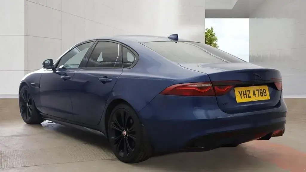 Used Jaguar XF R-Dynamic 204 HP (150 kW) 2021 Blue Sedan