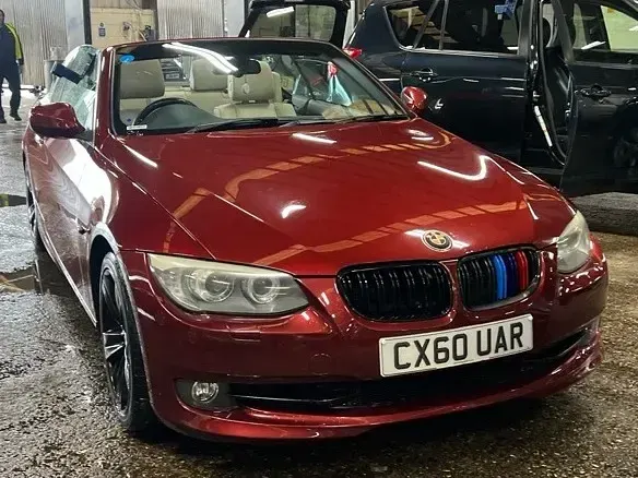 Used BMW 320 Cabriolet 184 HP (135 kW) 2010 Red Cabriolet