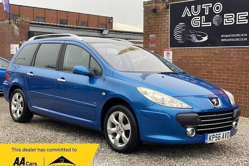 Used Peugeot 307 110 HP (80 kW) 2006 Blue Estate