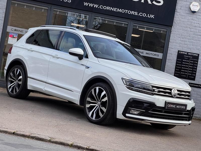Used VW Tiguan R-line 150 HP (110 kW) 2018 White SUV