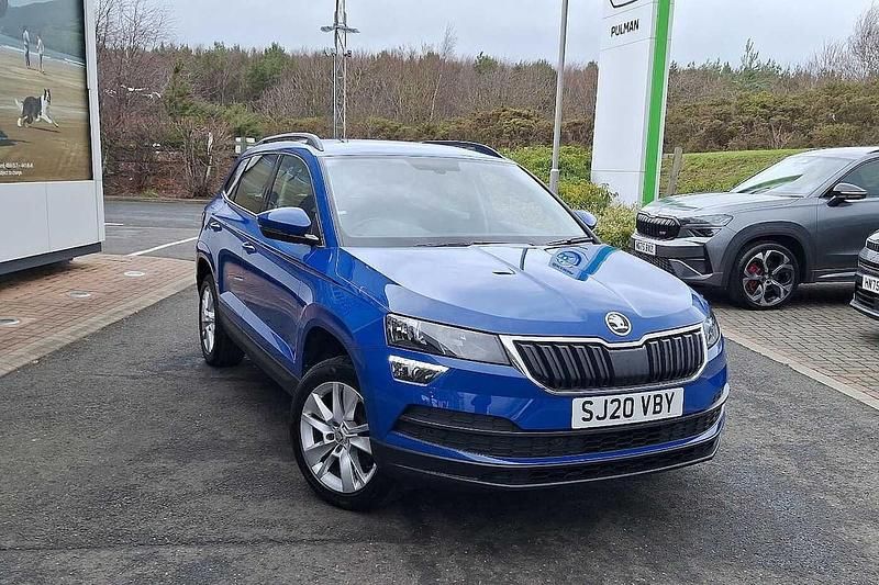 Used Skoda Karoq SE Technology 115 HP (84 kW) 2020 Energy blue SUV