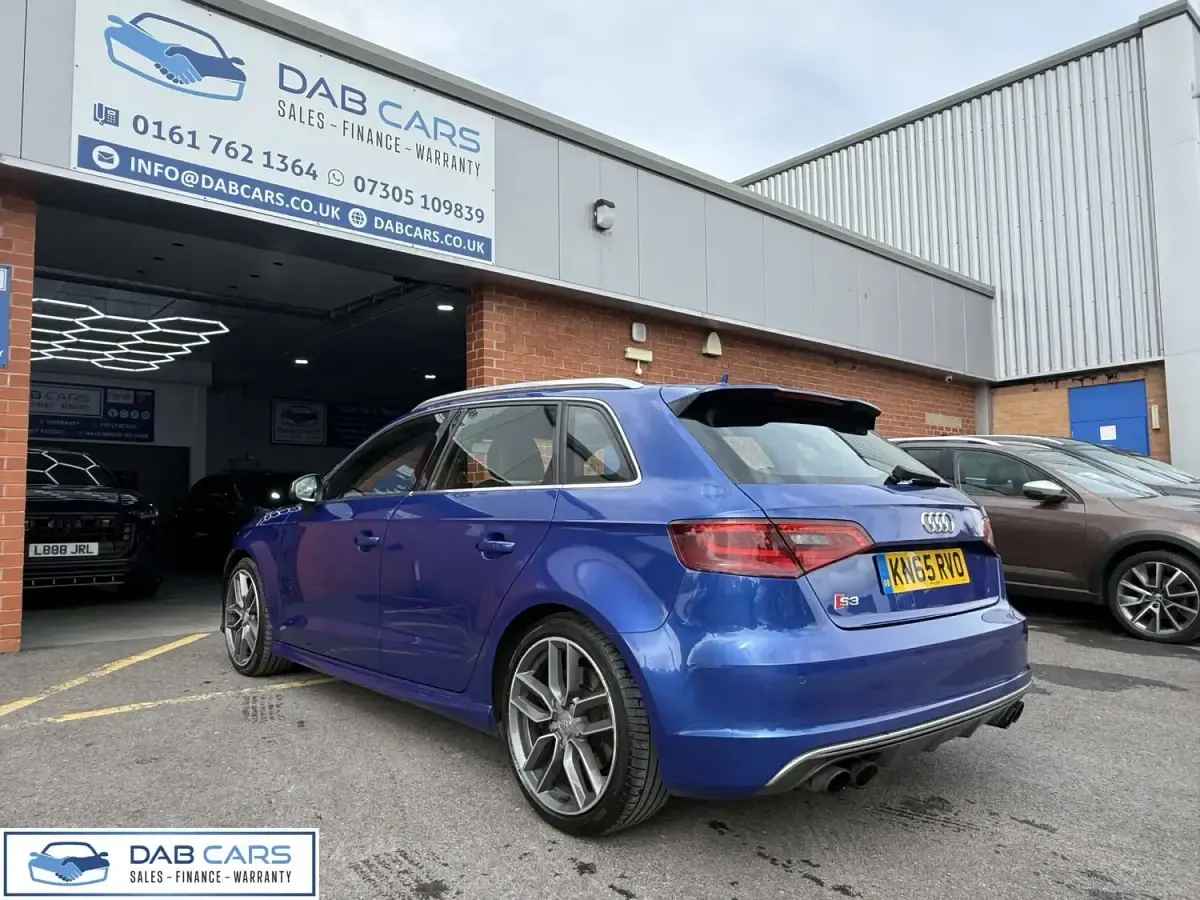 Used Audi S3 Sportback 300 HP (220 kW) 2015 Blue Hatchback