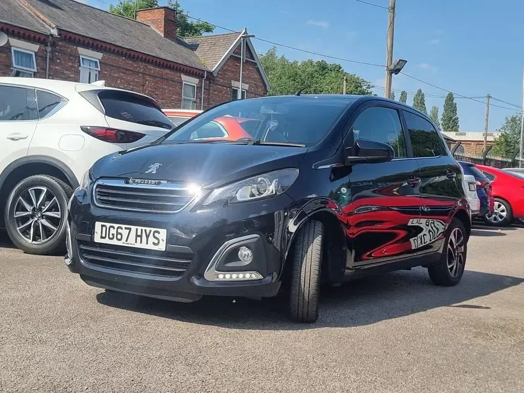 Used Peugeot 108 Allure 82 HP (60 kW) 2017 Black Hatchback