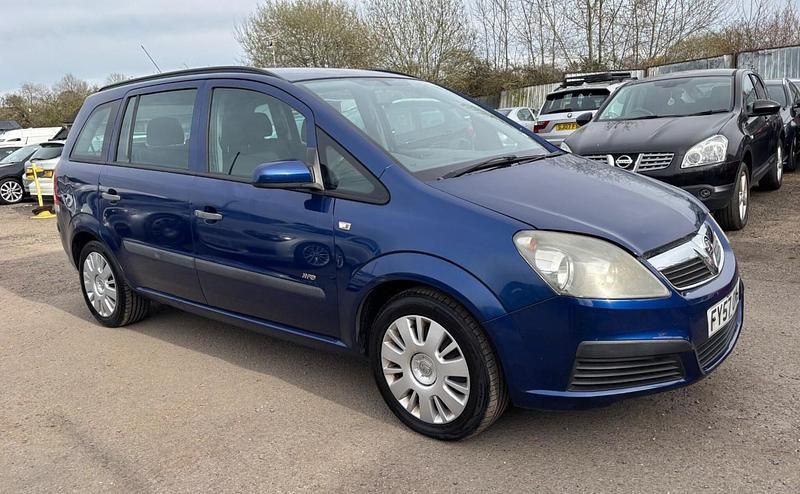 Used Vauxhall Zafira 150 HP (110 kW) 2007 Blue MPV