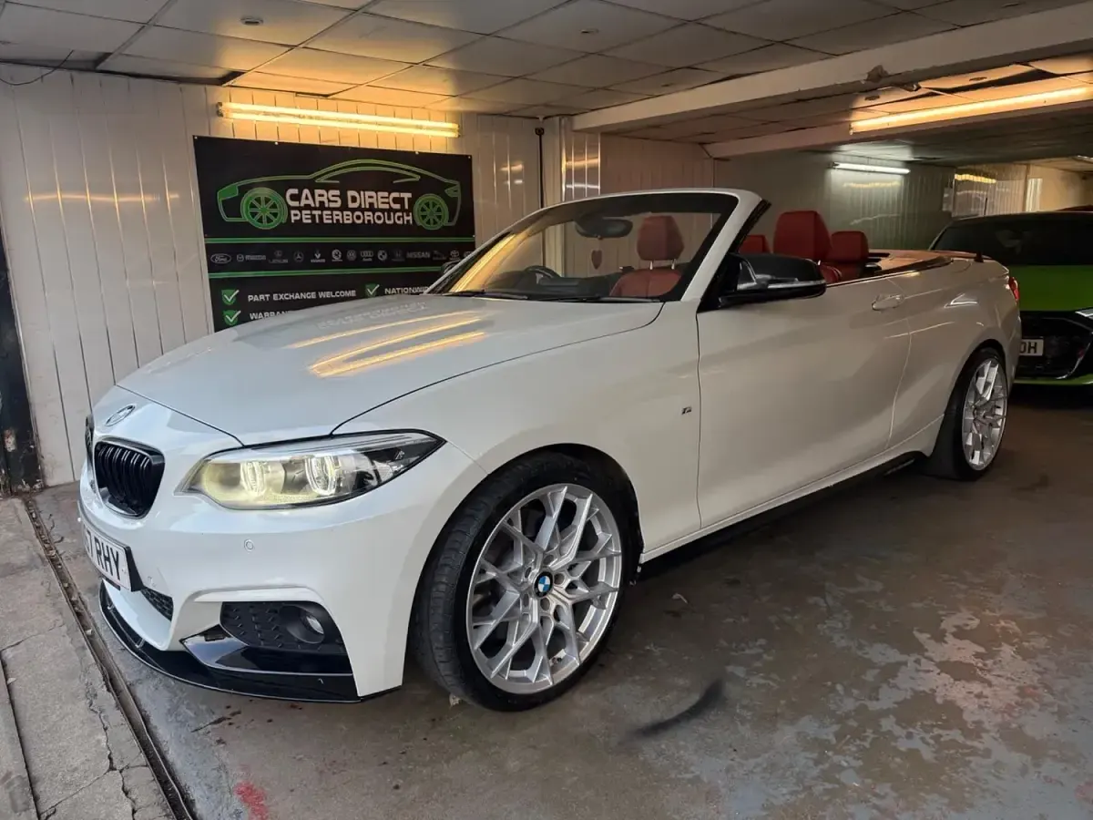 Used BMW 220 M Sport 187 HP (137 kW) 2018 White Cabriolet