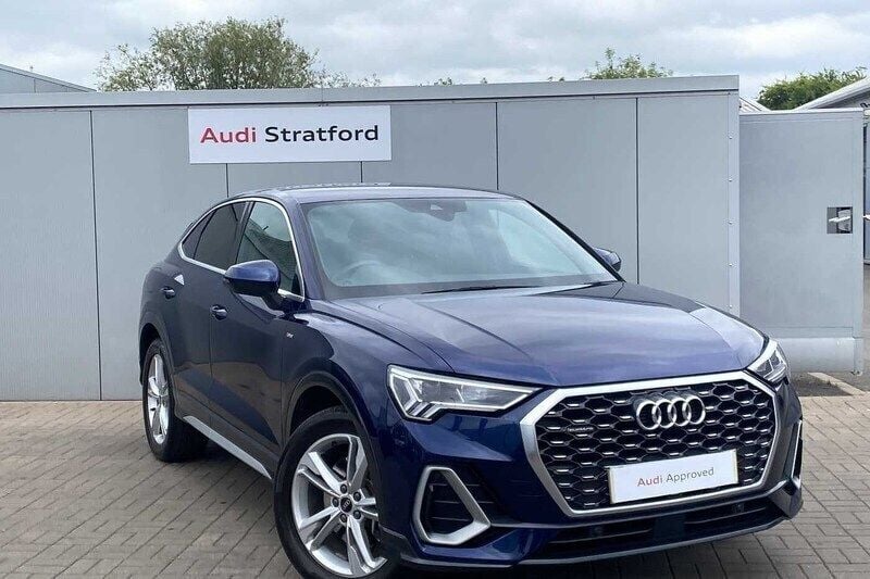 Blue Used 2021 Audi Q3 S-Line SUV | £31,950 (A bit pricey) - Image 1/4