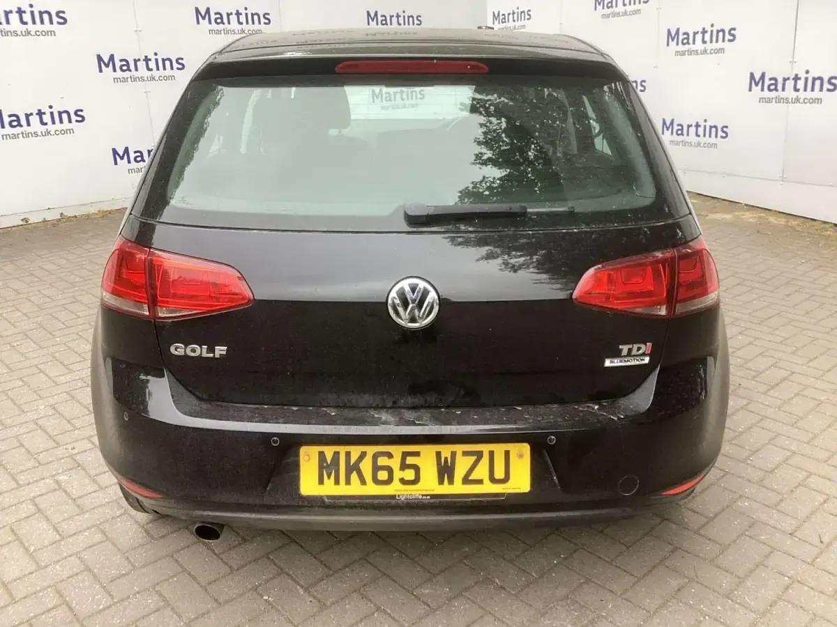 Used VW Golf VII Match 110 HP (80 kW) 2015 Black Hatchback