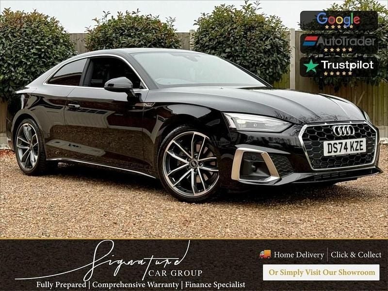 Used Audi A5 S-Line 150 HP (110 kW) 2024 Black Coupe