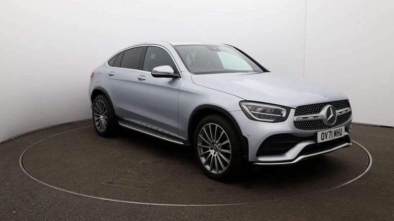 Silver Used 2021 Mercedes GLC220 AMG line Coupe | £31,500 (Fair price) - Image 1/4