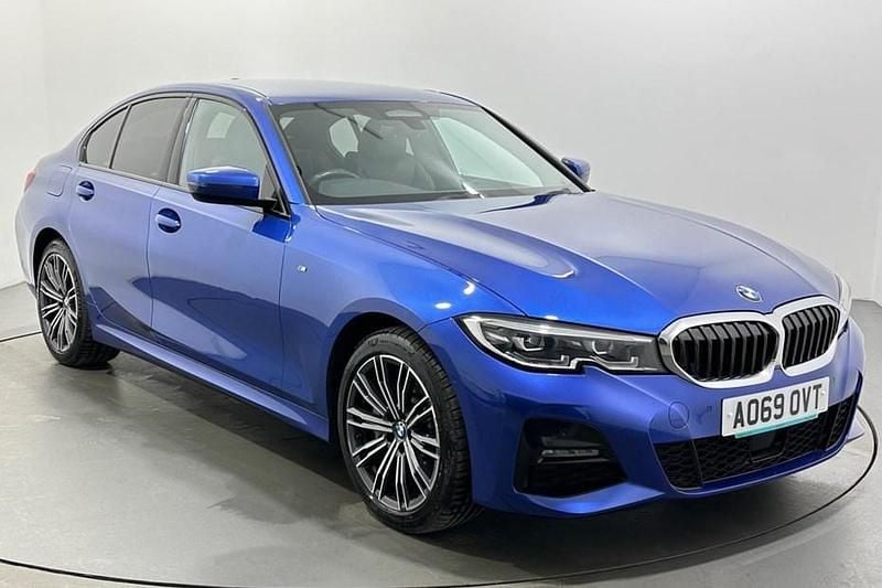Used BMW 330e M Sport 292 HP (214 kW) 2019 Blue Sedan