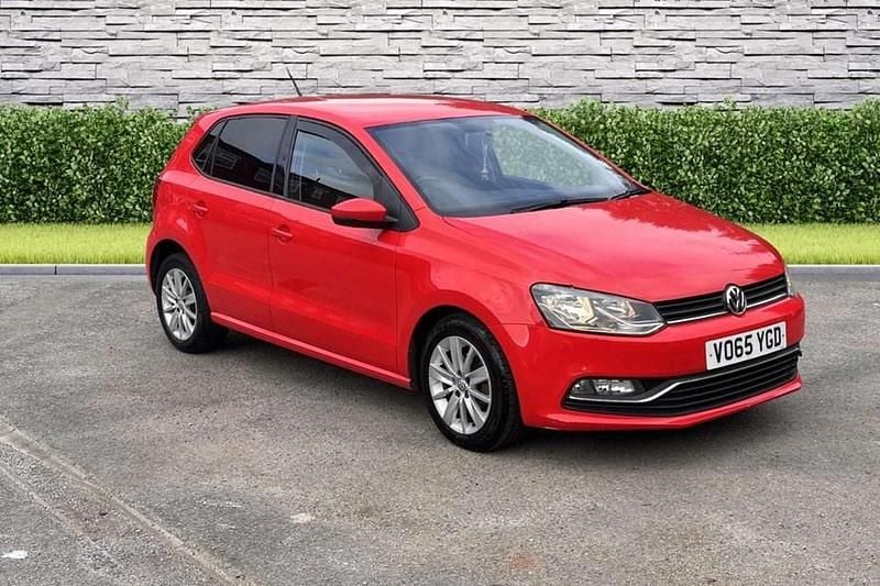 Red Used 2015 VW Polo SE Hatchback | £5,000 (Good price) - Image 1/1