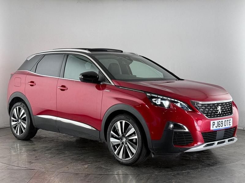 Red Used 2020 Peugeot 3008 Premium Hatchback | £16,350 (Good price) - Image 1/4