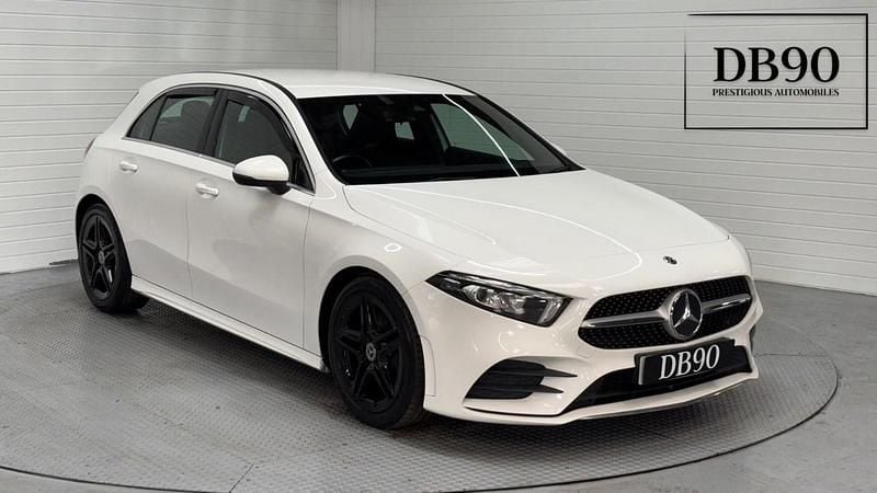 White Used 2019 Mercedes A180 AMG line Hatchback | £13,195 (Fair price) - Image 1/4