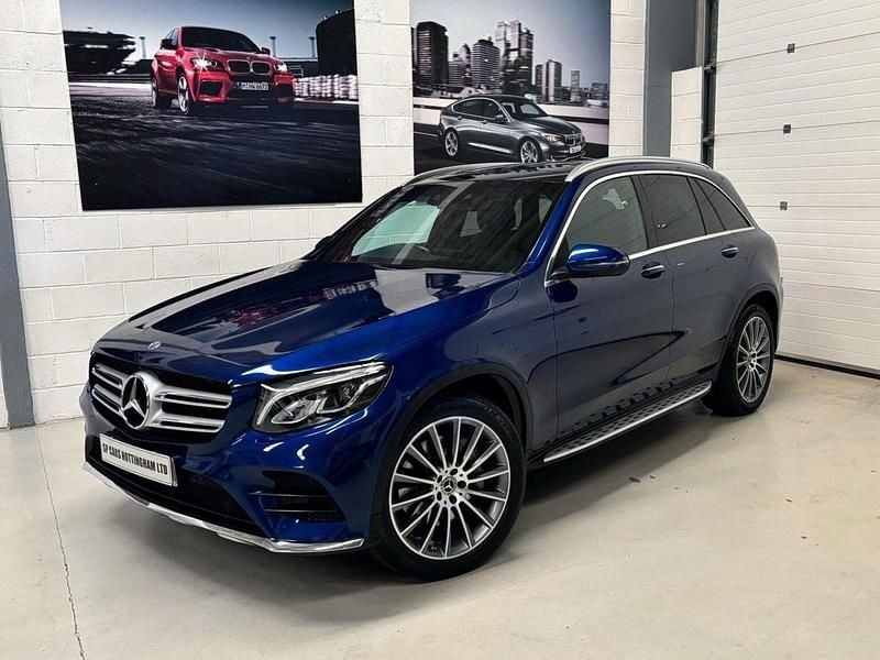 Used Mercedes GLC350 AMG line 2018 Blue SUV
