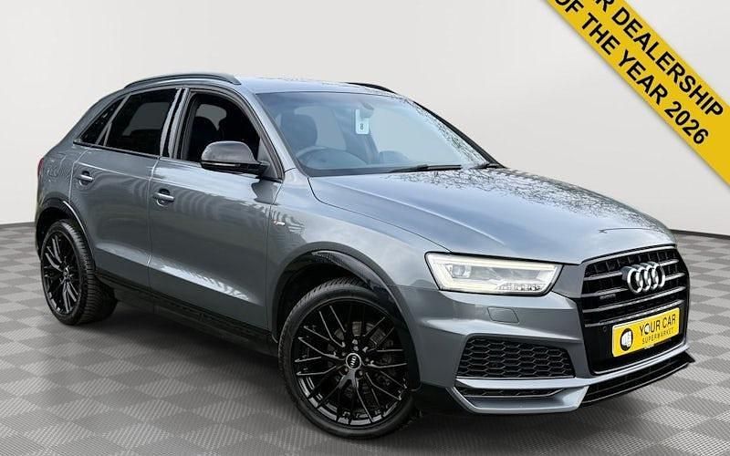 Used Audi Q3 Black Edition 150 HP (110 kW) 2017 Grey SUV