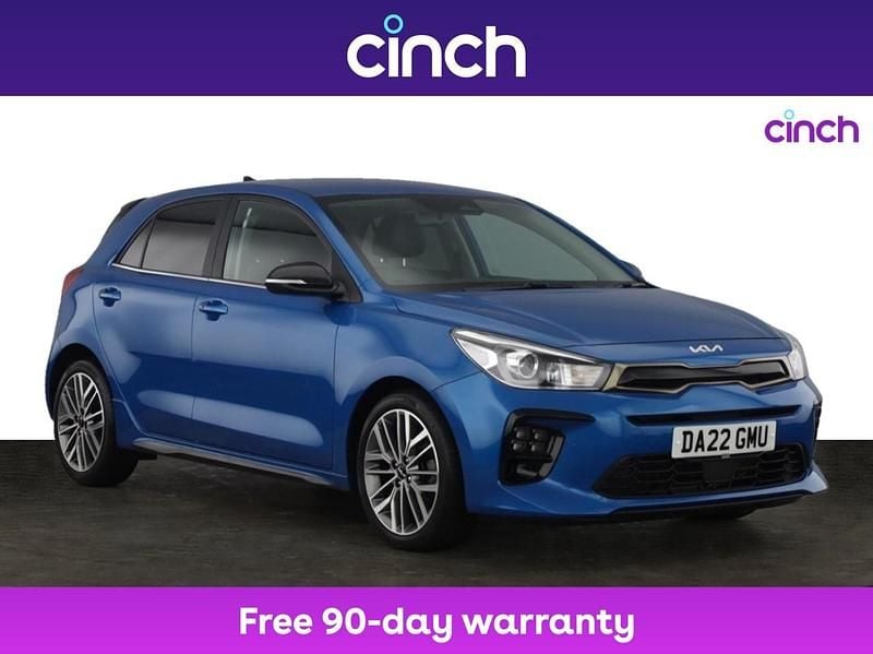 Blue Used 2022 Kia Rio 4 Hatchback | £14,949 (Fair price) - Image 1/3