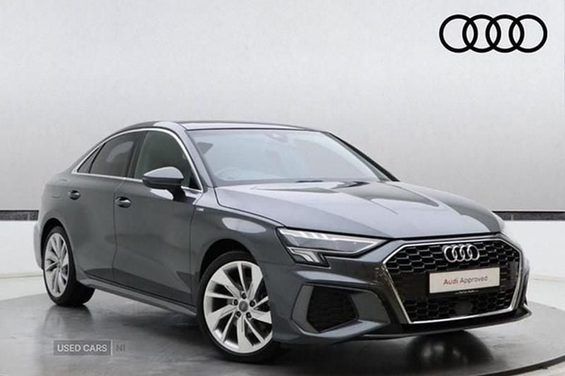 Grey Used 2020 Audi A3 S-Line Sedan | £22,690 (A bit pricey) - Image 1/1