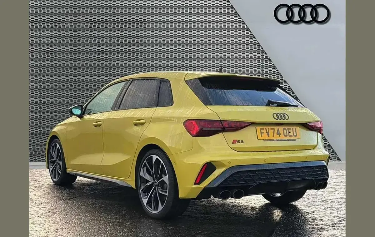 Used Audi S3 Sportback Black Edition 333 HP (244 kW) 2025 Yellow Hatchback